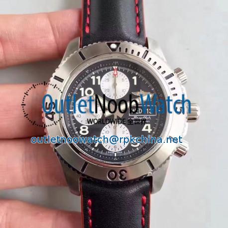 Replica Breitling Superocean Chronograph Steelfish A13341C3/BD19/228X/A20BASA.1 N Stainless Steel Black Dial Swiss 7750