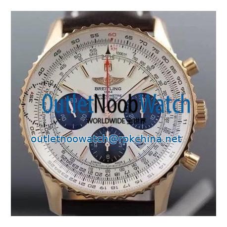 Replica Breitling Navitimer 01 RB012012/BA49/435X/R20BA.1 JF White Dial SWISS 7750