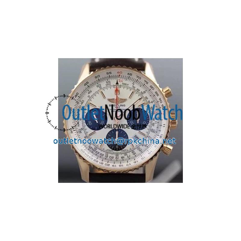 Replica Breitling Navitimer 01 RB012012/BA49/435X/R20BA.1 JF White Dial SWISS 7750