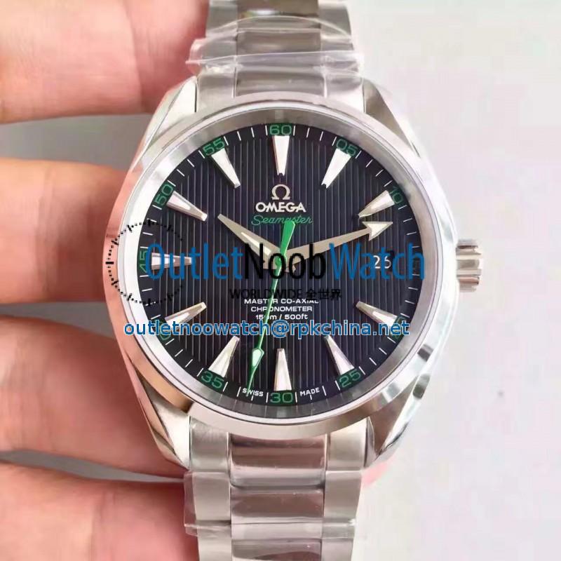 Replica Omega Seamaster Aqua Terra 150M Master Golf Edition 231.10.42.21.01.004 KW Stainless Steel Black Dial Swiss 8500