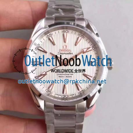 Replica Omega Seamaster Aqua Terra 150M Master Co-Axial 231.13.42.21.02.003 KW Stainless Steel White Dial Swiss 8500