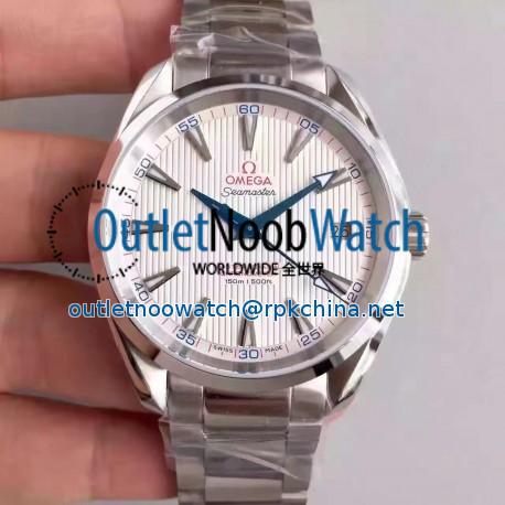 Replica Omega Seamaster Aqua Terra 150M Captain’s Watch Ryder Cup 231.10.42.21.02.002 KW Stainless Steel White Dial Swiss 8500