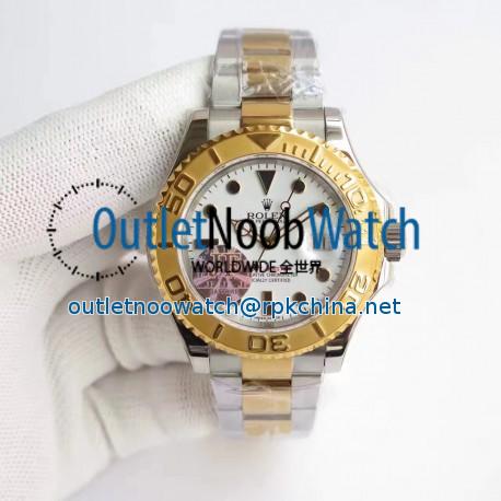 Replica Rolex Yacht-Master 40 116622 JF Stainless Steel & Yellow Gold White Dial Swiss 3135