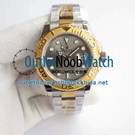 Replica Rolex Yacht-Master 40 116622 JF Stainless Steel & Yellow Gold Anthracite Dial Swiss 3135