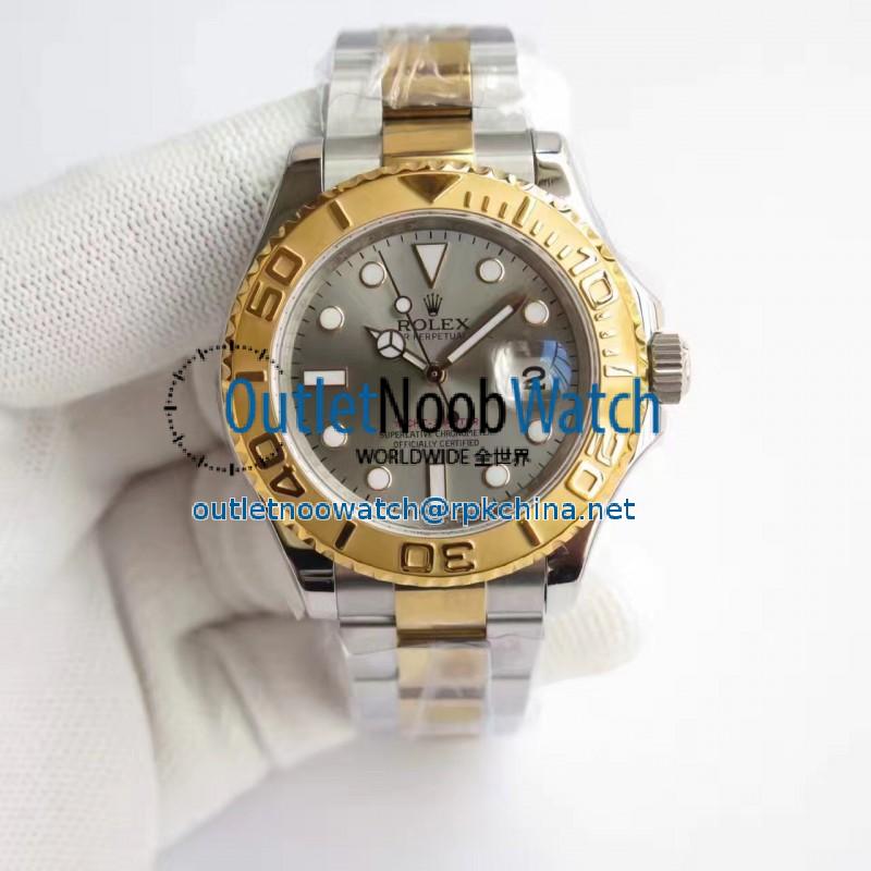 Replica Rolex Yacht-Master 40 116622 JF Stainless Steel & Yellow Gold Anthracite Dial Swiss 3135