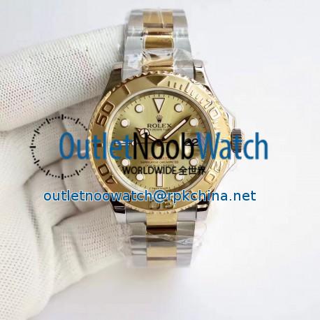 Replica Rolex Yacht-Master 40 116622 JF Stainless Steel & Yellow Gold Champagne Dial Swiss 3135