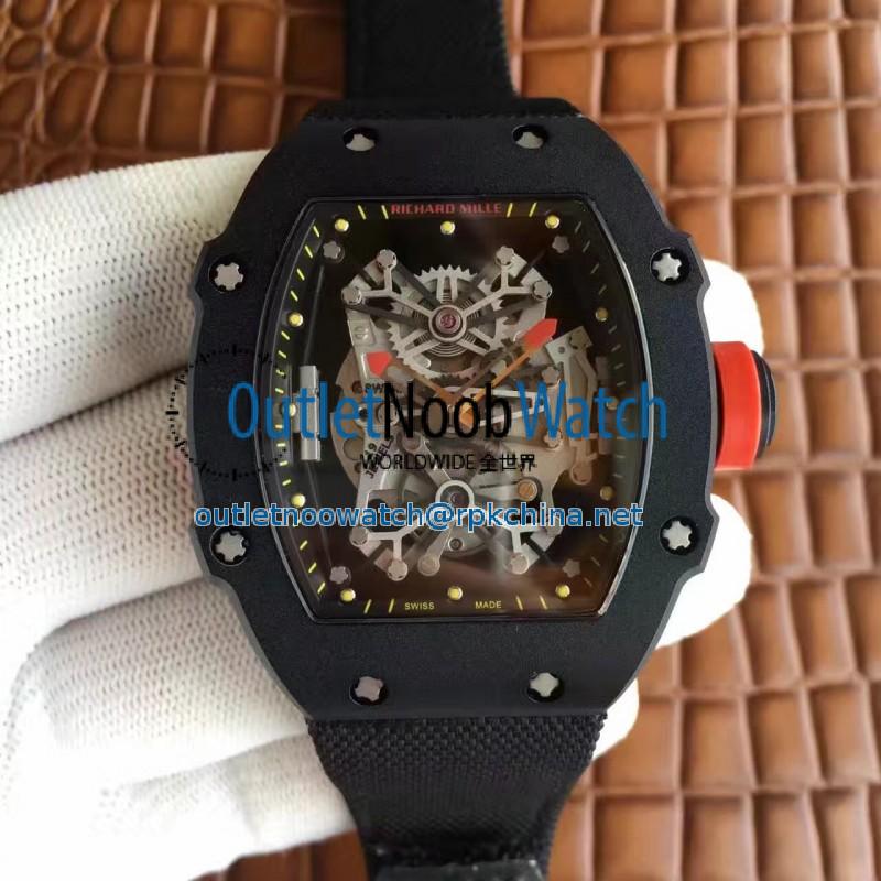 Replica Richard Mille RM27-01 Rafael Nadal PVD Black Dial M9015