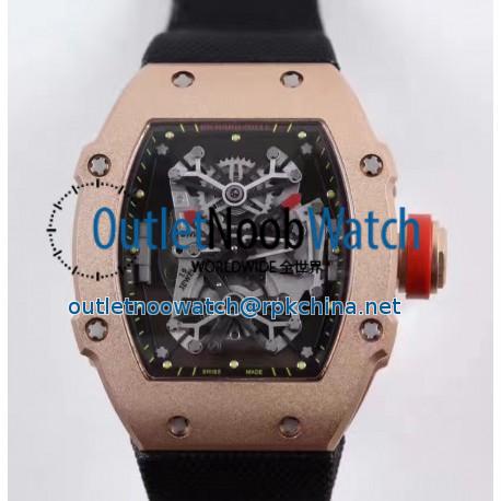 Replica Richard Mille RM27-01 Rafael Nadal Rose Gold Black Dial M9015