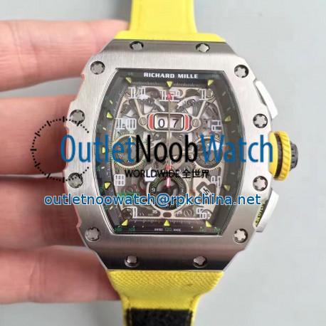 Replica Richard Mille RM011-03 KV V2 Stainless Steel Black Skeleton Dial Swiss 7750