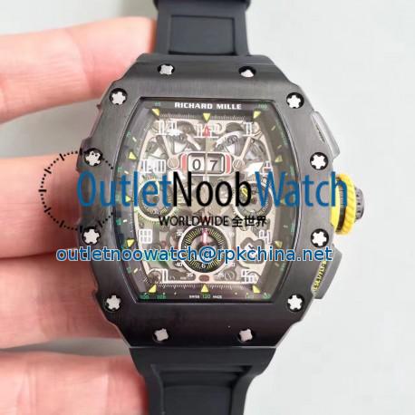 Replica Richard Mille RM011-03 KV V2 PVD Black Skeleton Dial Swiss 7750