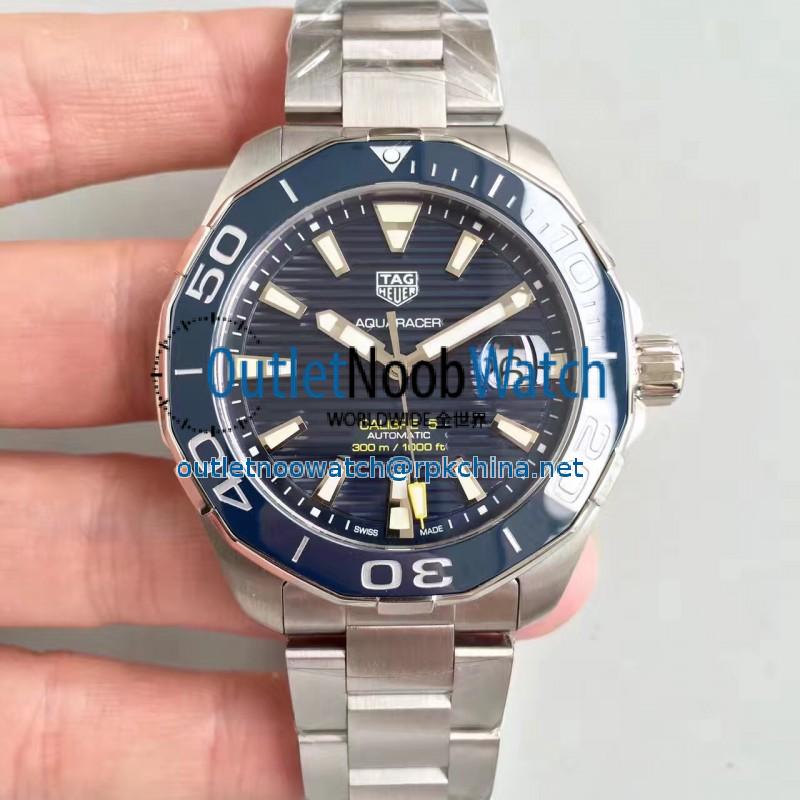 Replica Tag Heuer Aquaracer Calibre 5 WAY201B.BA0927 MK Stainless Steel Blue Dial Swiss 2824-2