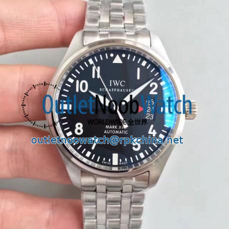 Replica IWC Pilot Mark XVII IW326504 MK Stainless Steel Black Dial Swiss 2892