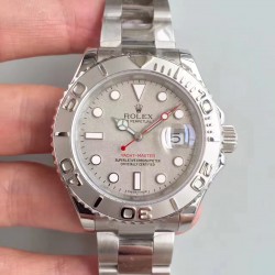 Replica Rolex Yacht-Master 40 116622 EW Stainless Steel Grey Dial Swiss 3135