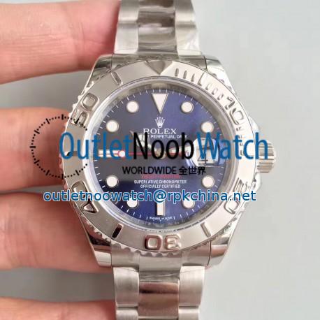 Replica Rolex Yacht-Master 40 116622 EW Stainless Steel Blue Dial Swiss 3135