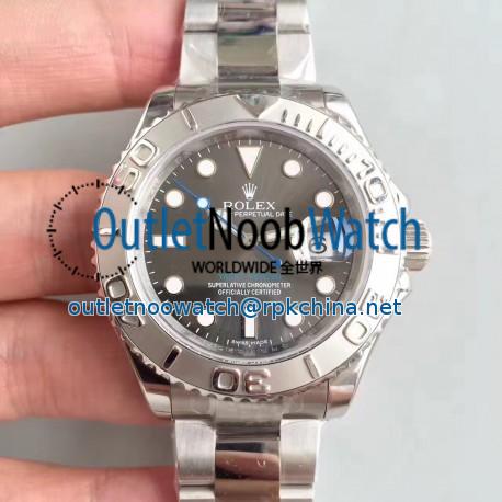 Replica Rolex Yacht-Master 40 116622 EW Stainless Steel Anthracite Dial Swiss 3135