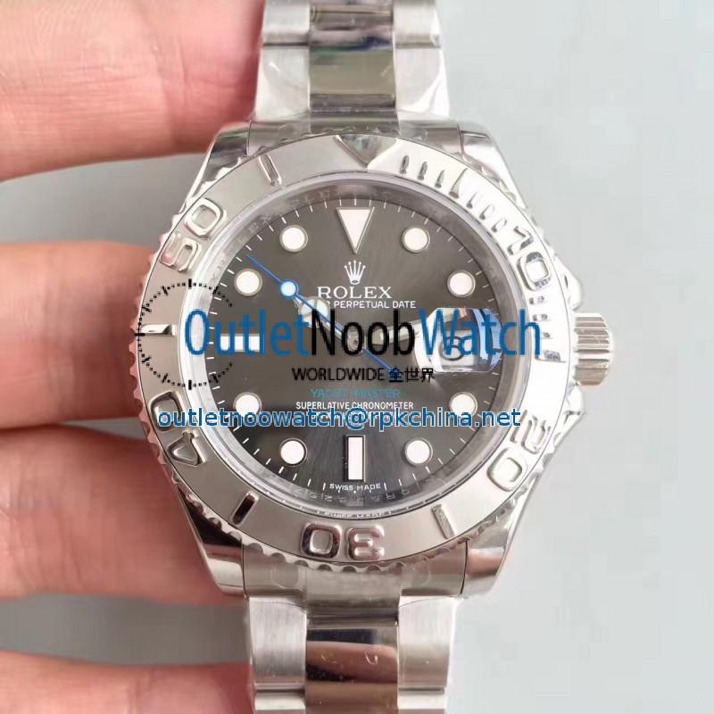 Replica Rolex Yacht-Master 40 116622 EW Stainless Steel Anthracite Dial Swiss 3135