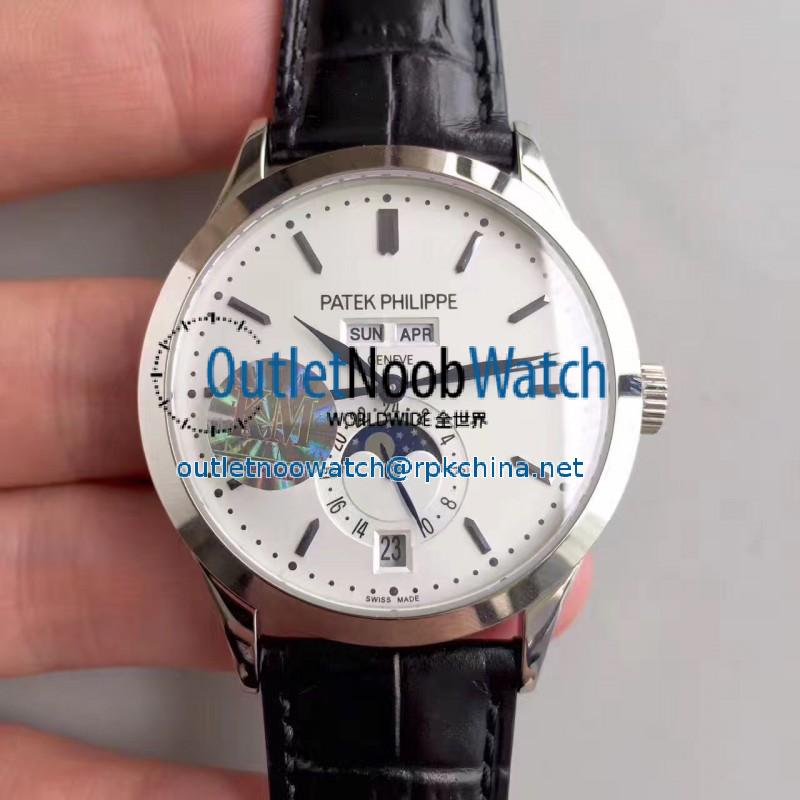 Replica Patek Philippe Annual Calendar 5396G KM Stainless Steel White Dial Swiss 324S