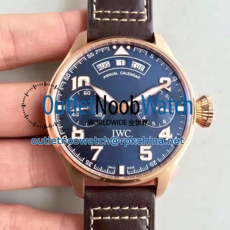 Replica Iwc Big Pilot Annual Calendar Le Petit Prince IW502701 YL Rose Gold Blue Dial Swiss 52850