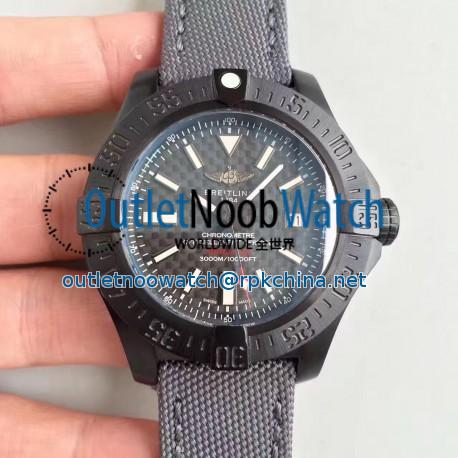 Replica Breitling Avenger Seawolf II 75 Anniversary Army Air M17331 GF PVD Carbon Fiber Dial Swiss 2824-2