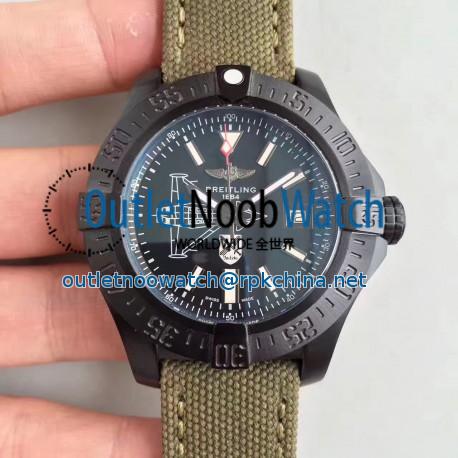 Replica Breitling Avenger II Seawolf Boelcke M173316Y/BE72 GF PVD Black Dial Swiss 2824-2