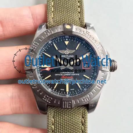 Replica Breitling Avenger Blackbird 44 V1731110/BD74/109W/M20BASA.1 GF Titanium Black Dial Swiss 2824-2