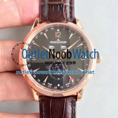 Replica Jaeger-LeCoultre Master Calendar 1552520 BF Rose Gold Black Dial Swiss Caliber 866/1