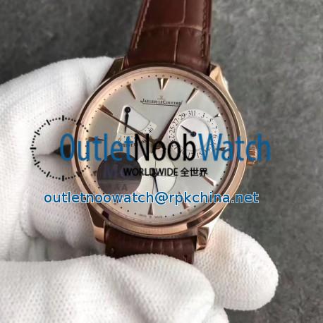 Replica Jaeger-LeCoultre Master Ultra Thin Reserve de Marche 1372501 MG Rose Gold Silver Dial Swiss Caliber 938