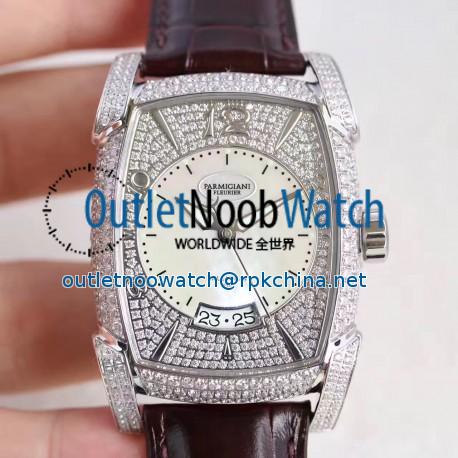 Replica Parmigiani Fleurier Kalpa Grande PFC124.0000300 AF Stainless Steel & Diamonds Diamond Dial Swiss PF331