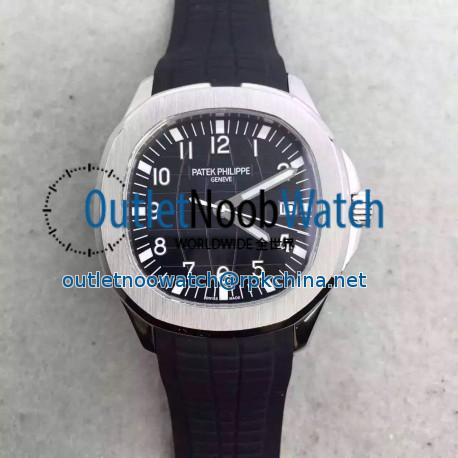 Replica Patek Philippe Aquanaut Jumbo 5167A-001 MK Stainless Steel Black Dial Swiss 324SC