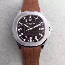 Replica Patek Philippe Aquanaut Jumbo 5167A-001 MK Stainless Steel Brown Dial Swiss 324SC