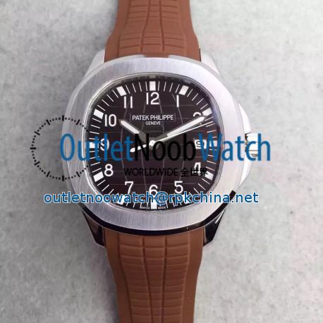 Replica Patek Philippe Aquanaut Jumbo 5167A-001 MK Stainless Steel Brown Dial Swiss 324SC