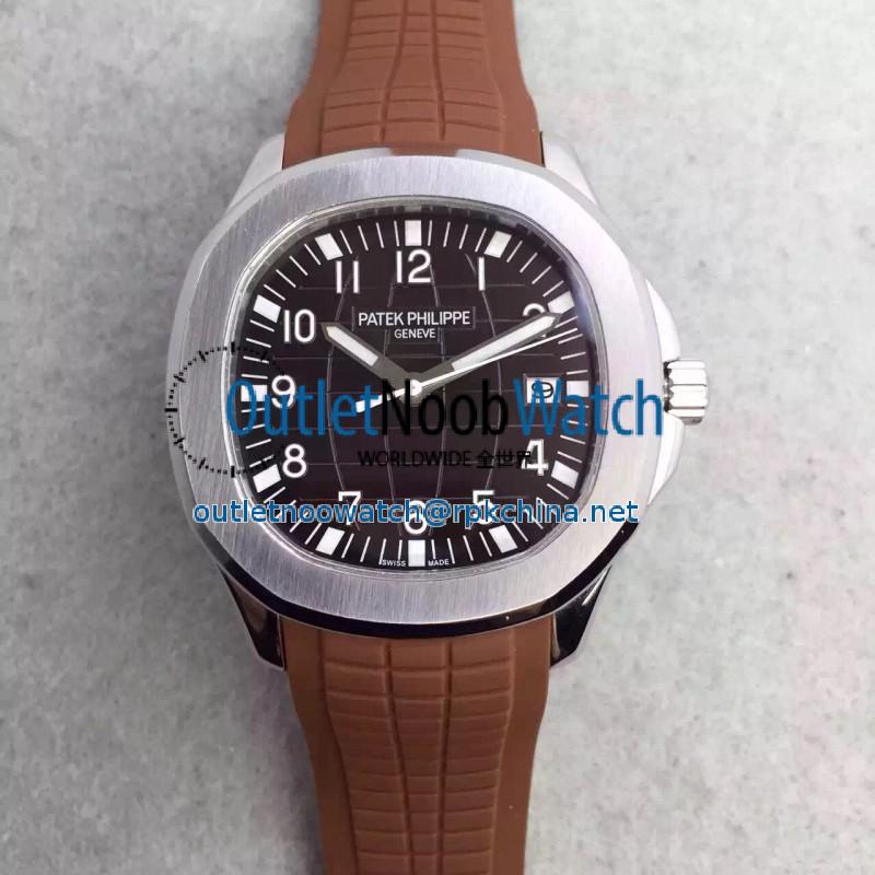 Replica Patek Philippe Aquanaut Jumbo 5167A-001 MK Stainless Steel Brown Dial Swiss 324SC