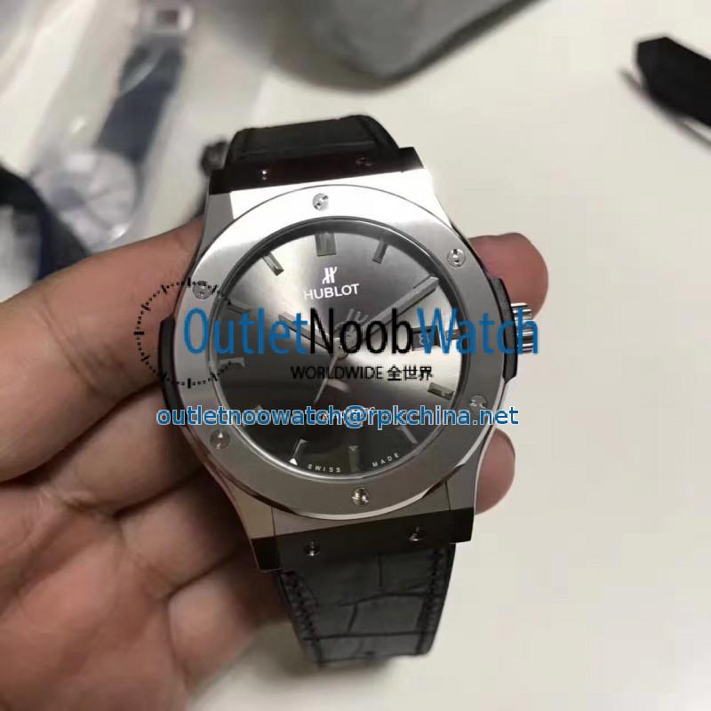 Replica Hublot Classic Fusion Racing Grey Titanium 511.NX.7071.LR JJ Titanium Grey Dial Swiss HUB1112