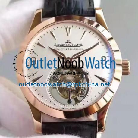 Replica Jaeger-LeCoultre Master Grande Tradition Tourbillon BM Rose Gold White Dial Swiss Tourbillon