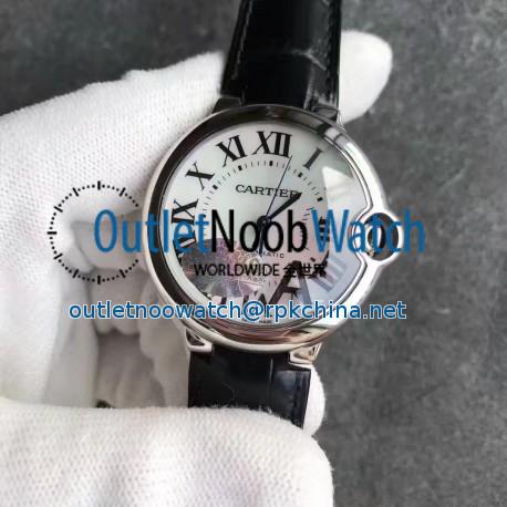 Replica Ballon Bleu De Cartier W69017Z4 36MM V6 Stainless Steel White Dial Swiss 2824-2