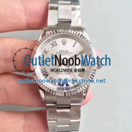 Replica Rolex Datejust 31 178240 31MM JF Stainless Steel Silver Dial Swiss 2836-2