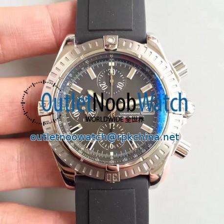 Replica Breitling Avenger Chronograph JF Stainless Steel Grey Dial Swiss 7750