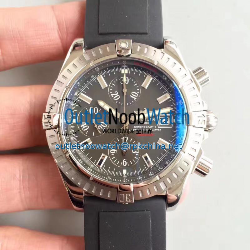 Replica Breitling Avenger Chronograph JF Stainless Steel Grey Dial Swiss 7750