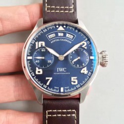 Replica IWC Big Pilot Annual Calendar Le Petit Prince IW502703 AZ Stainless Steel Blue Dial Swiss 52850