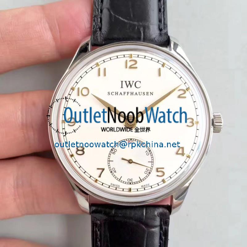 Replica IWC Portugieser IW510203 ZF Stainless Steel White Dial Swiss 59215