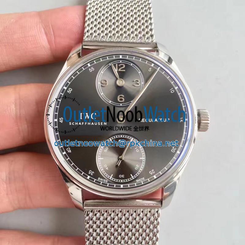 Replica IWC Portugieser Regulateur IW544401 YL Stainless Steel Anthracite Dial Swiss IWC 98245