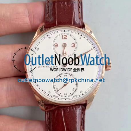 Replica IWC Portugieser Regulateur IW544402 ZF Rose Gold White Dial Swiss IWC 98245