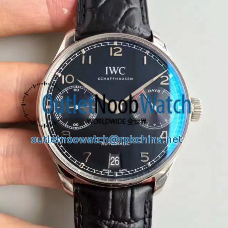 Replica IWC Portugieser IW500703 ZF Stainless Steel Black Dial Swiss 52010