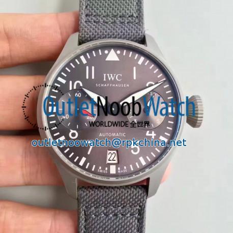 Replica IWC Big Pilot Patrouille Suisse IW500910 ZF Stainless Steel Blasted Anthracite Dial Swiss 51011