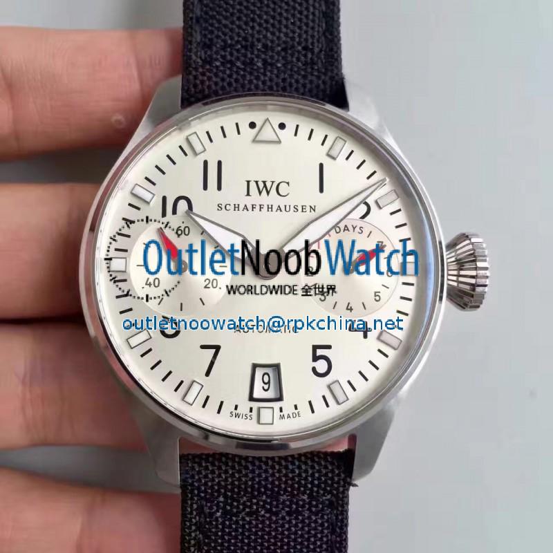 Replica IWC Big Pilot  Deutschen Fussball Bund IW500432 ZF Stainless Steel Silver Dial Swiss 51011