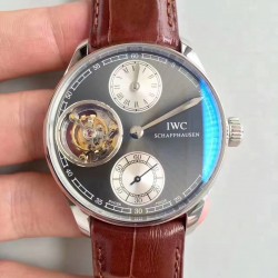 Replica IWC Portugieser Regulator Tourbillon IW544603 N Stainless Steel Anthracite Dial Swiss Caliber 65192