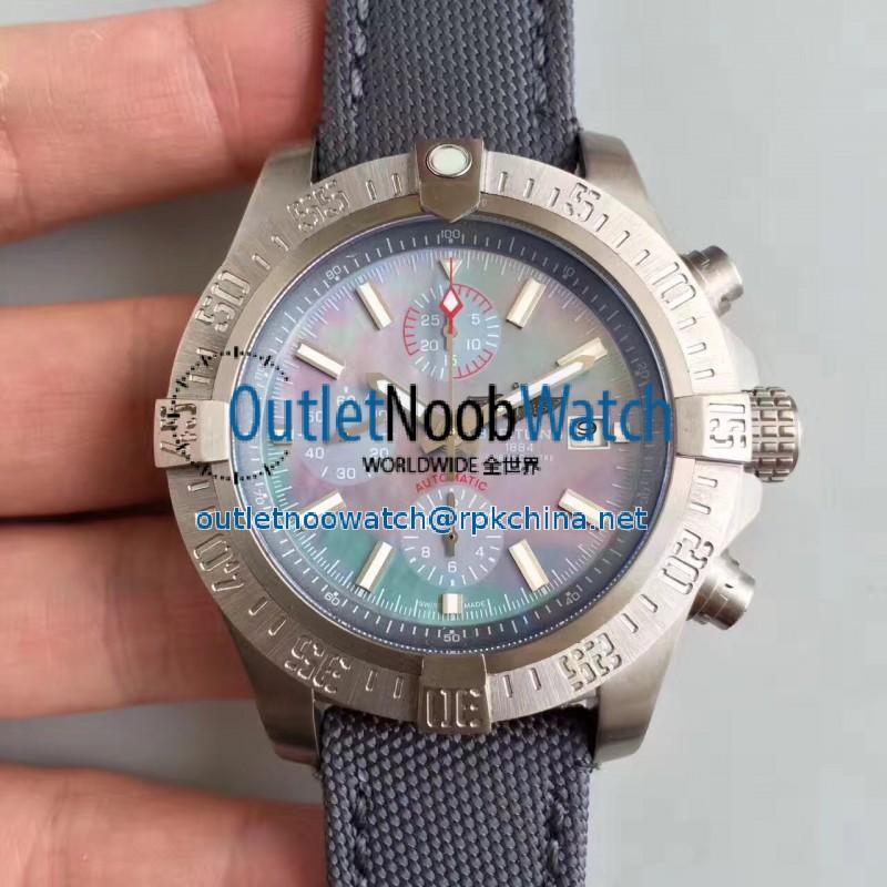 Replica Breitling Avenger Bandit E1338310/M534/253S/E20DSA.2 GF Titanium Mother Of Pearl Dial Swiss 7750