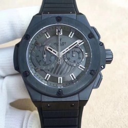 Replica Hublot Big Bang King Power Foudroyante All Black 715.CI.1110.RX HBB V6 Ceramic Black Dial Swiss 7750