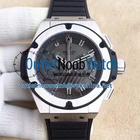 Replica Hublot Big Bang King Power Foudroyante 715.CI.1110.RX HBB V6 Stainless Steel Black Dial Swiss 7750