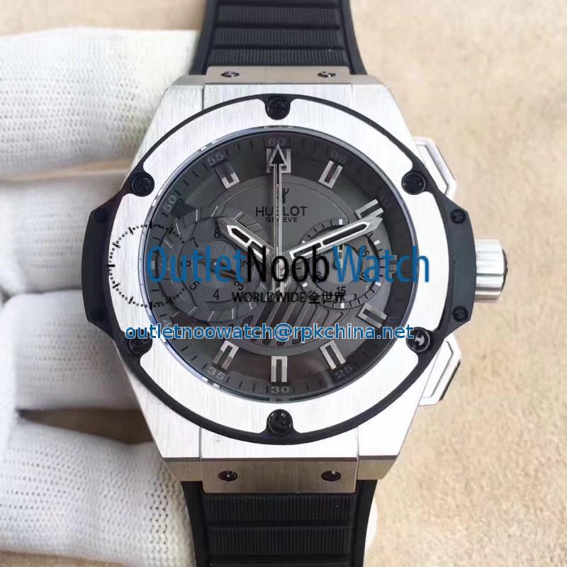 Replica Hublot Big Bang King Power Foudroyante 715.CI.1110.RX HBB V6 Stainless Steel Black Dial Swiss 7750